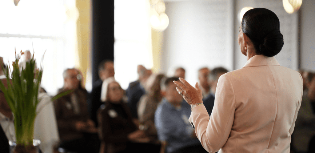 Karina Boldsen holder oplæg til tidligere bestyrelsesseminar: Bestyrelsesseminar - Bestyrelsen i en startup